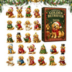 Sadie | 24 Day Golden Retriever Ornament Advent Calendar