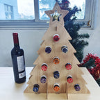 Sloane | Christmas Tree Wine Bottle Stand Advent Calendar