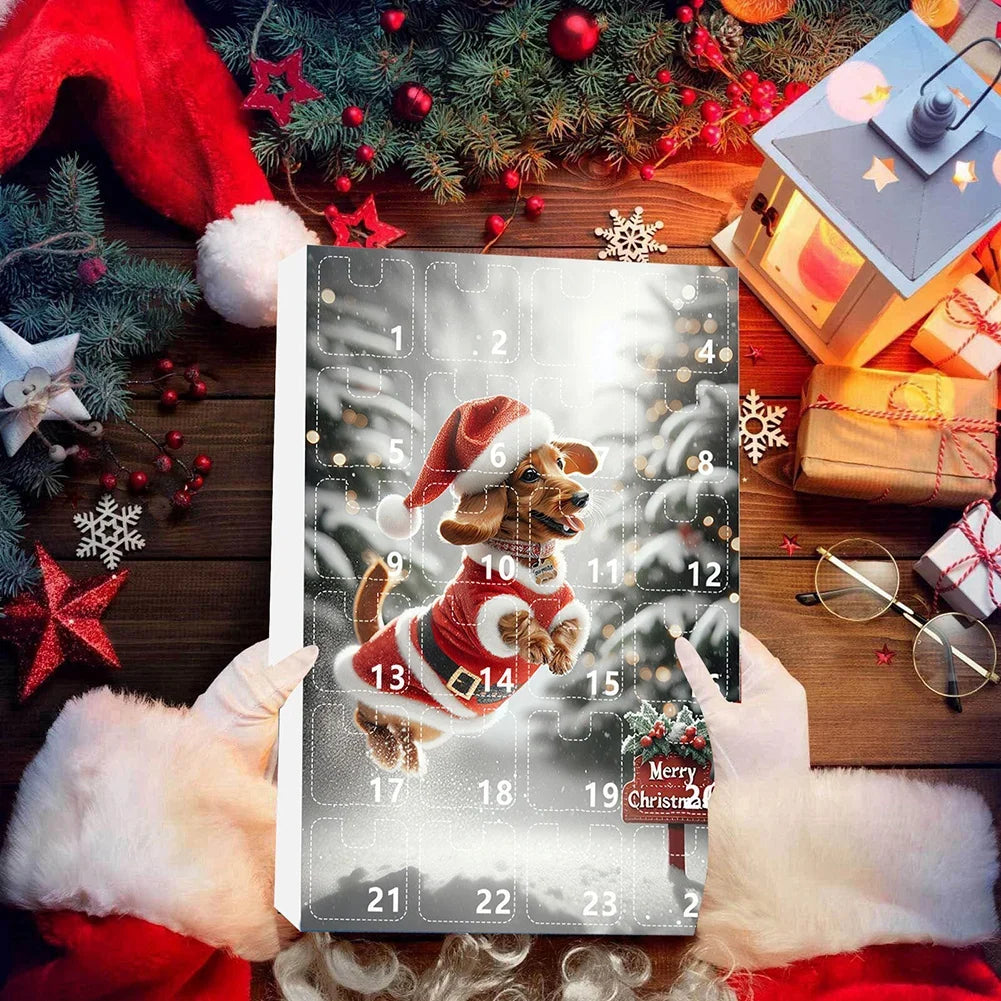 Hazel | 24 Day Dachshund Ornament Advent Calendar