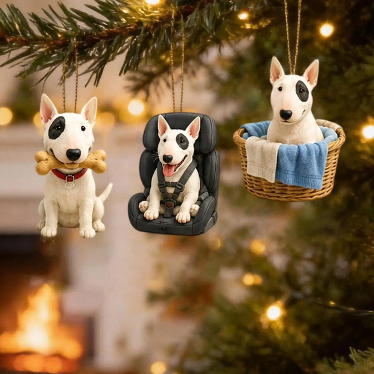 Winston | 24 Day Bull Terrier Ornament Advent Calendar