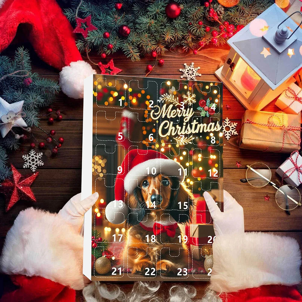 Hazel | 24 Day Dachshund Ornament Advent Calendar