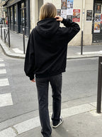 Women's Oversized Full-Zip Hoodie – Relaxed Hooded Sweatshirt Jacket