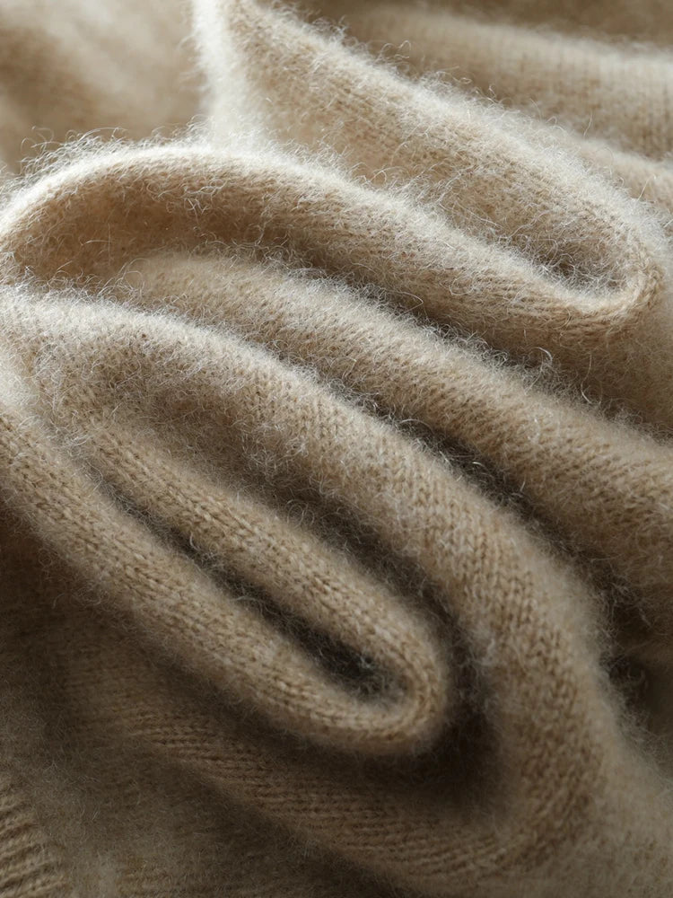 Beatrix | Women Crossover Collar Knit Sweater