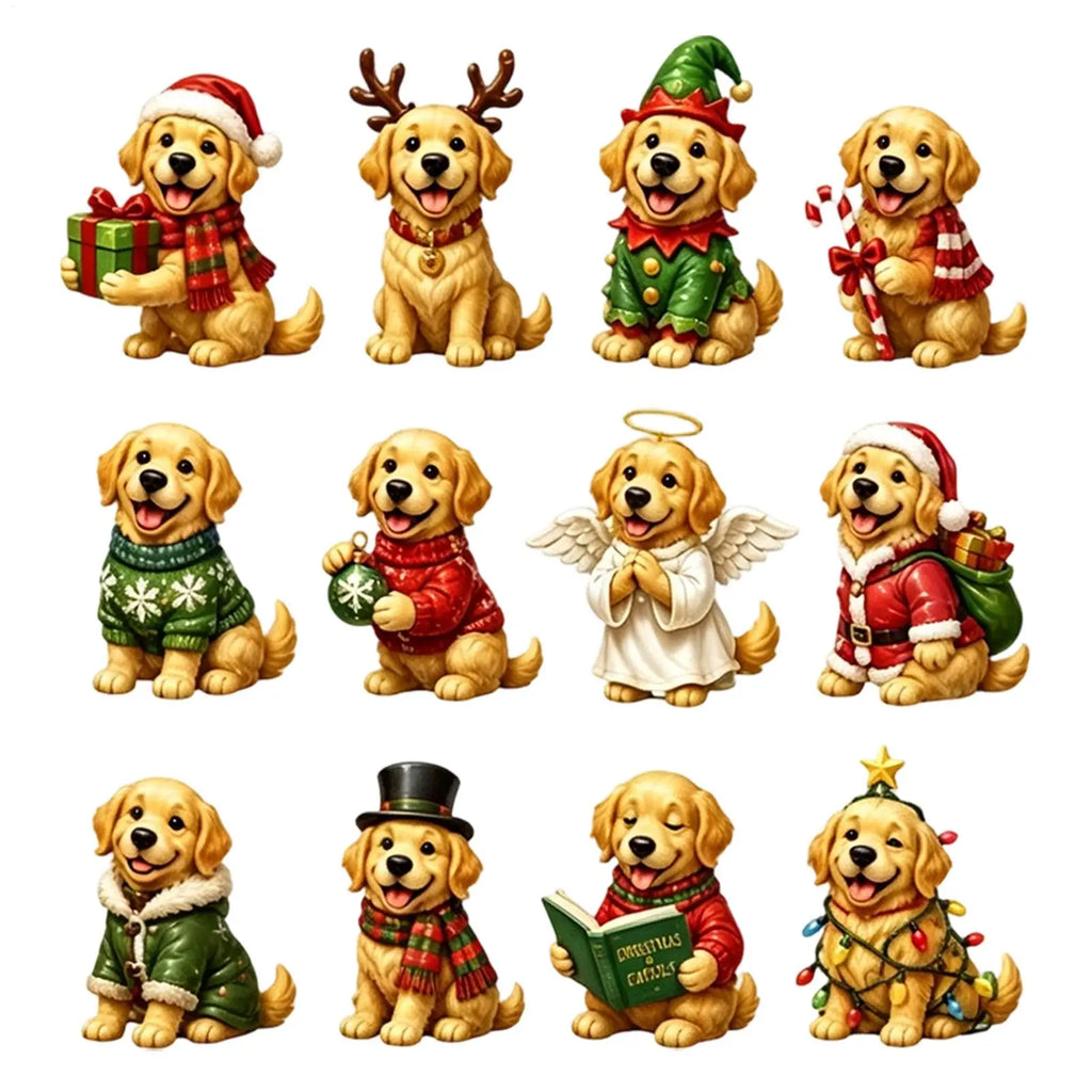 Sadie | 24 Day Golden Retriever Ornament Advent Calendar