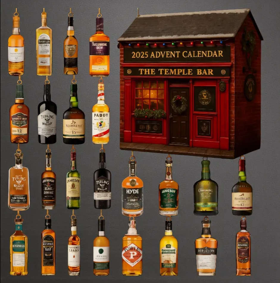 Graham | 24 Day Whisky Bottle Ornament Advent Calendar