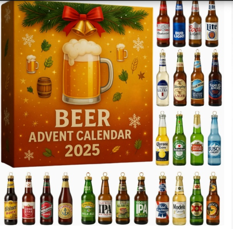 Graham | 24 Day Whisky Bottle Ornament Advent Calendar