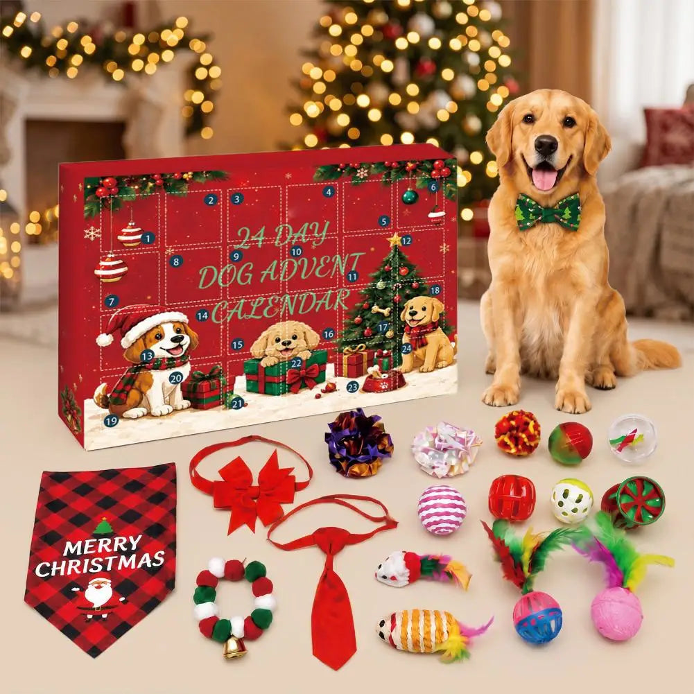 Toby | 24 Day Dog Toy and Accessory Advent Calendar
