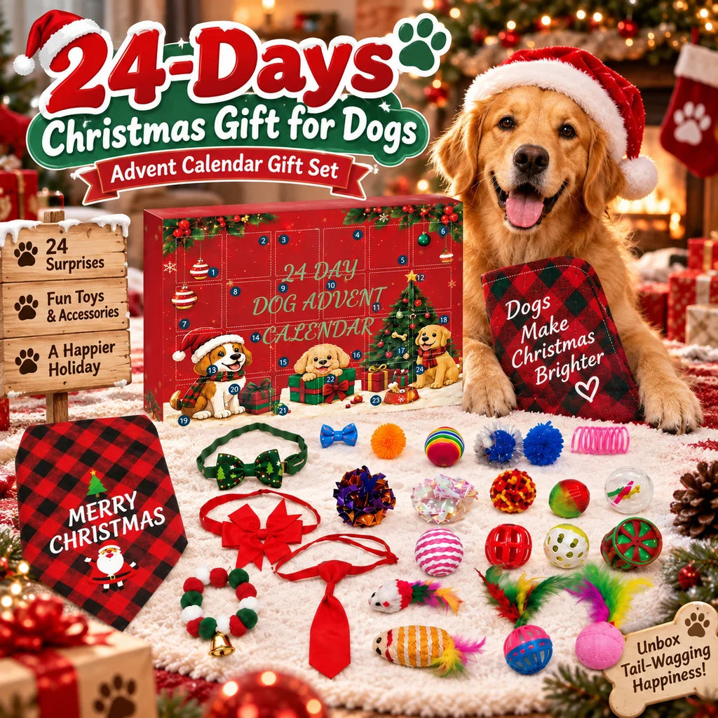 Toby | 24 Day Dog Toy and Accessory Advent Calendar