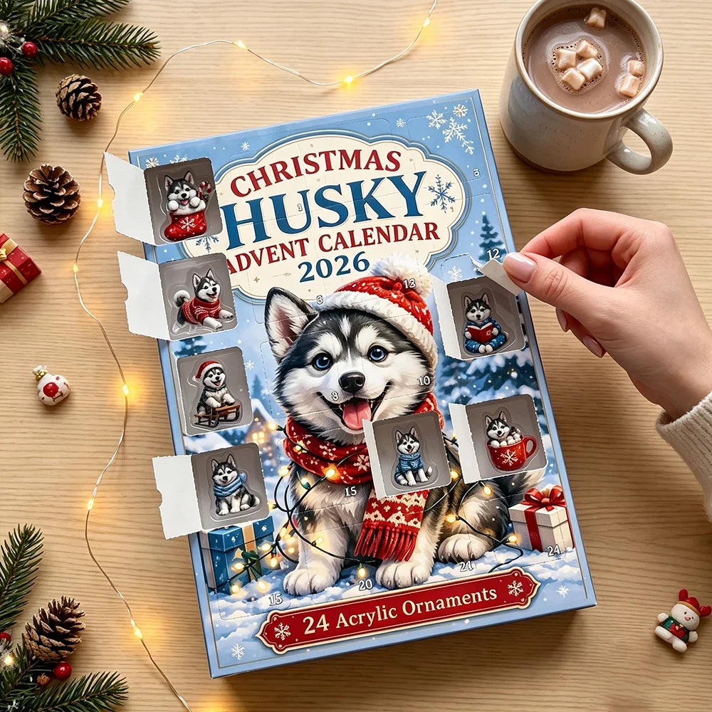 Juniper | 24 Day Husky Ornament Advent Calendar