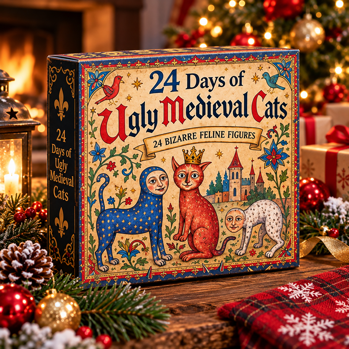 Ike | 24 Day Medieval Cat Figure Advent Calendar