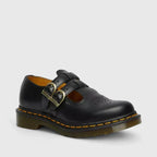 Women's Double Buckle Mary Jane Flats – Chunky Sole Round Toe Shoes