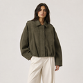 Women's Relaxed Fit Jacket Timeless Refined Outerwear