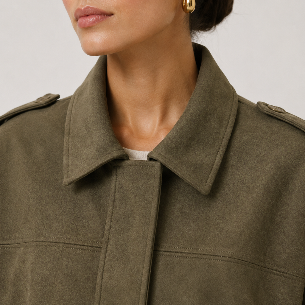 Women's Relaxed Fit Jacket Timeless Refined Outerwear