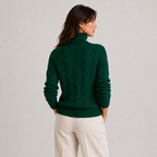 Women's Turtleneck Sweater Lightweight Warm Long Sleeve Knitwear