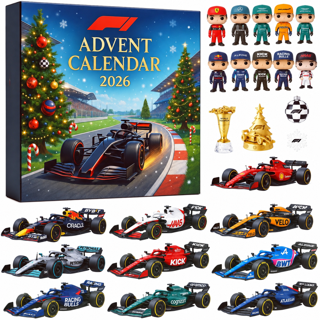Reid | 24 Day Racing Legends Mini Figure Advent Calendar