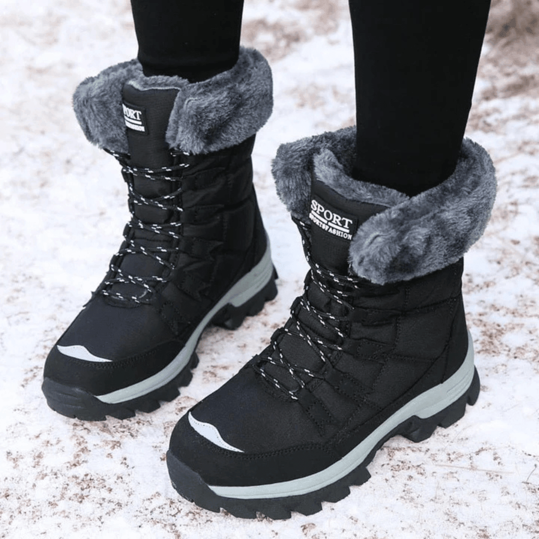 Women's Warm Winter Snow Boots – Cozy Lined Cold Weather Boots