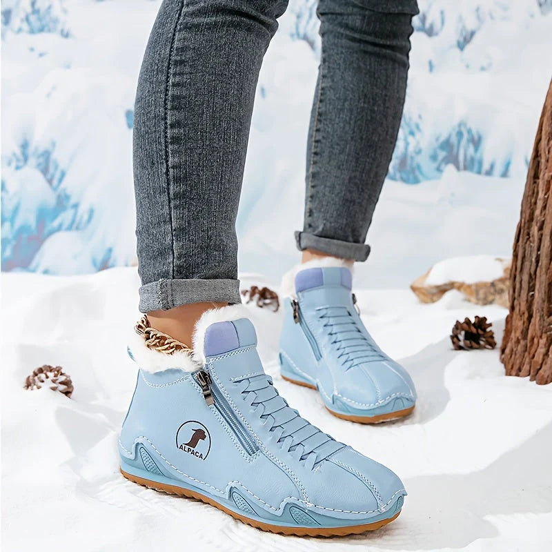 Snow Boots Women – Womens Winter Boots & Orthopedic Side Zip Thermal Footwear
