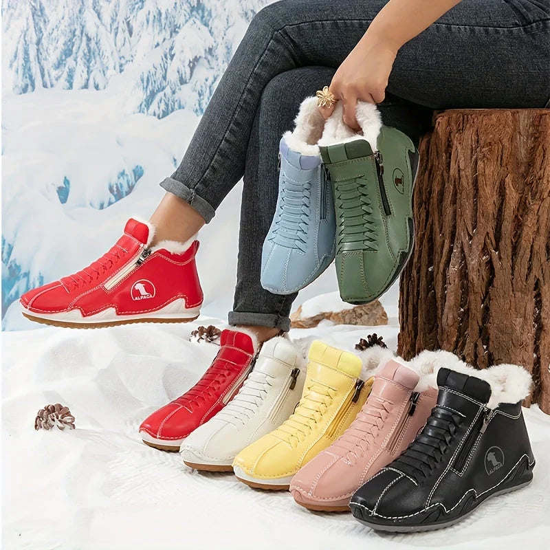 Snow Boots Women – Womens Winter Boots & Orthopedic Side Zip Thermal Footwear