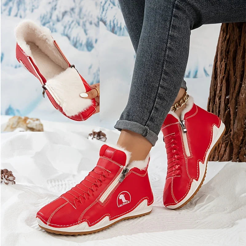 Snow Boots Women – Womens Winter Boots & Orthopedic Side Zip Thermal Footwear