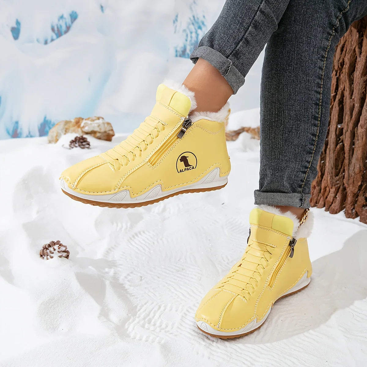Snow Boots Women – Womens Winter Boots & Orthopedic Side Zip Thermal Footwear