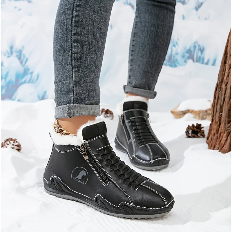 Snow Boots Women – Womens Winter Boots & Orthopedic Side Zip Thermal Footwear