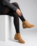 Women's Block Heel Ankle Boots – Low Heel Everyday Booties in 5 Colors