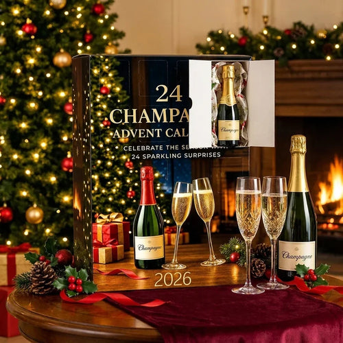 Celia | 24 Day Champagne Bottle Ornament Advent Calendar