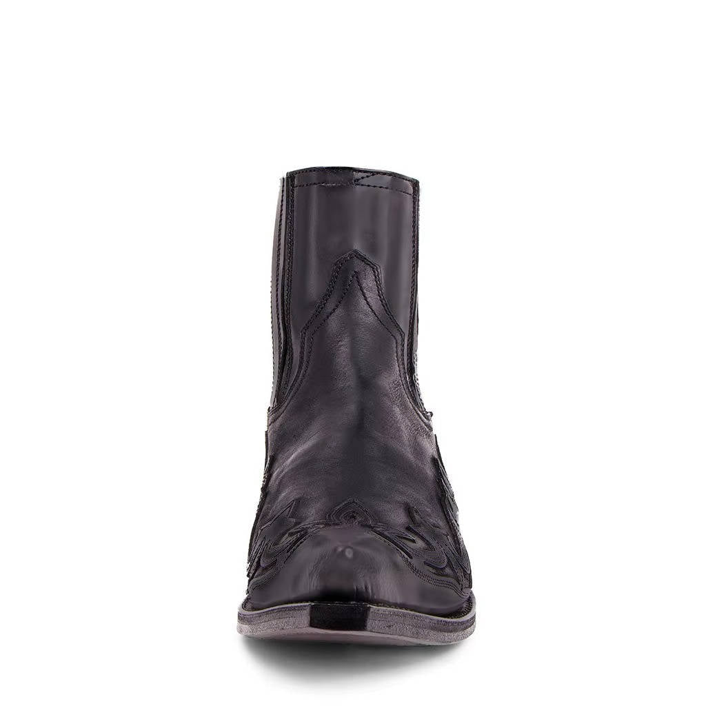 Women's Classic Cowgirl Ankle Boots – Western Booties for Jeans and Dresses