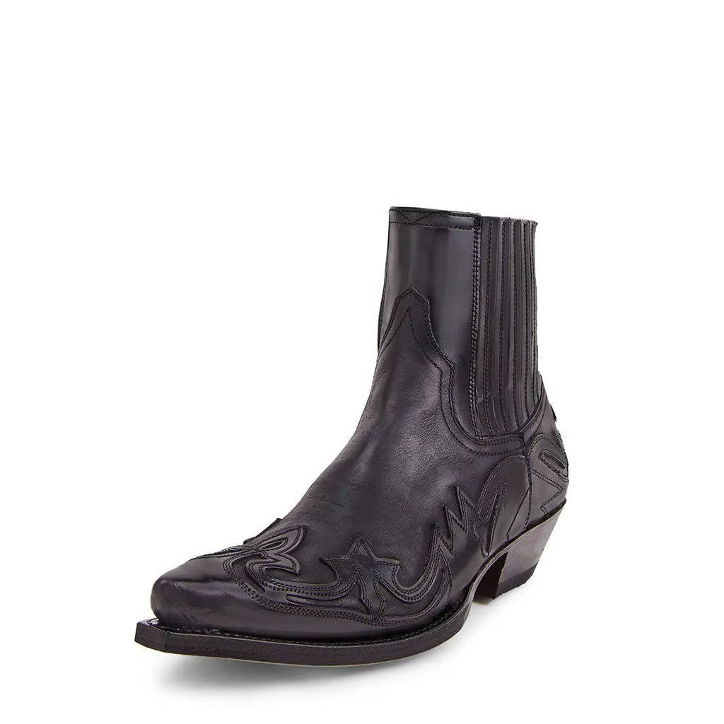 Women's Classic Cowgirl Ankle Boots – Western Booties for Jeans and Dresses