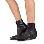 Women's Classic Cowgirl Ankle Boots – Western Booties for Jeans and Dresses
