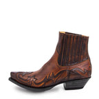 Women's Classic Cowgirl Ankle Boots – Western Booties for Jeans and Dresses