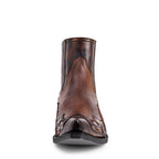 Women's Classic Cowgirl Ankle Boots – Western Booties for Jeans and Dresses