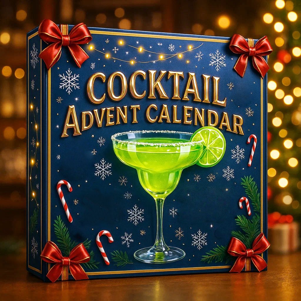 Tessa | 24 Day Cocktail Bottle Ornament Advent Calendar
