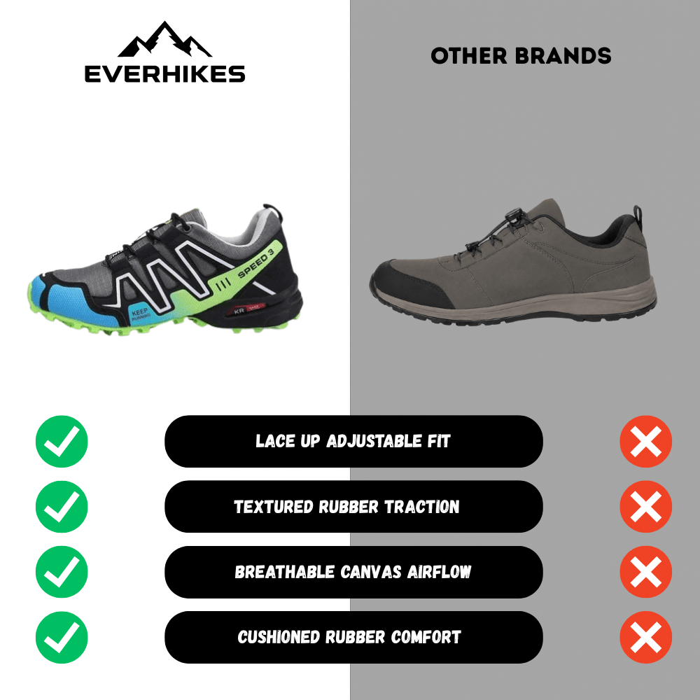 Women's Lightweight Hiking Shoes – Trail Walking Sneakers with Grippy Sole