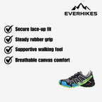 Women's Lightweight Hiking Shoes – Trail Walking Sneakers with Grippy Sole