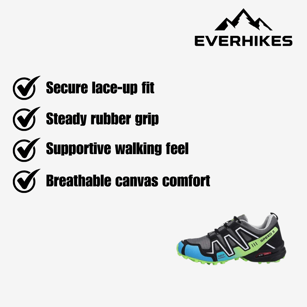 Women's Lightweight Hiking Shoes – Trail Walking Sneakers with Grippy Sole