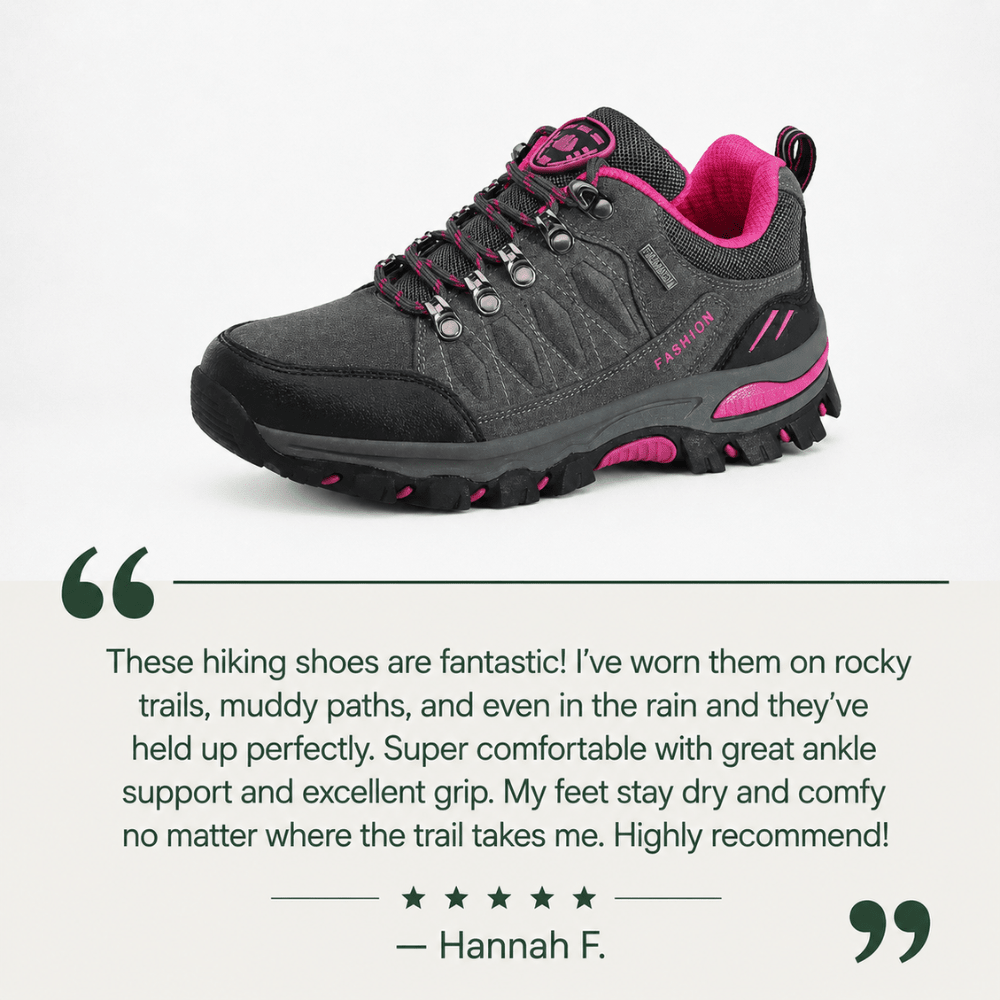 Women's Trail Hiking Shoes – Grippy Outdoor Walking Shoes