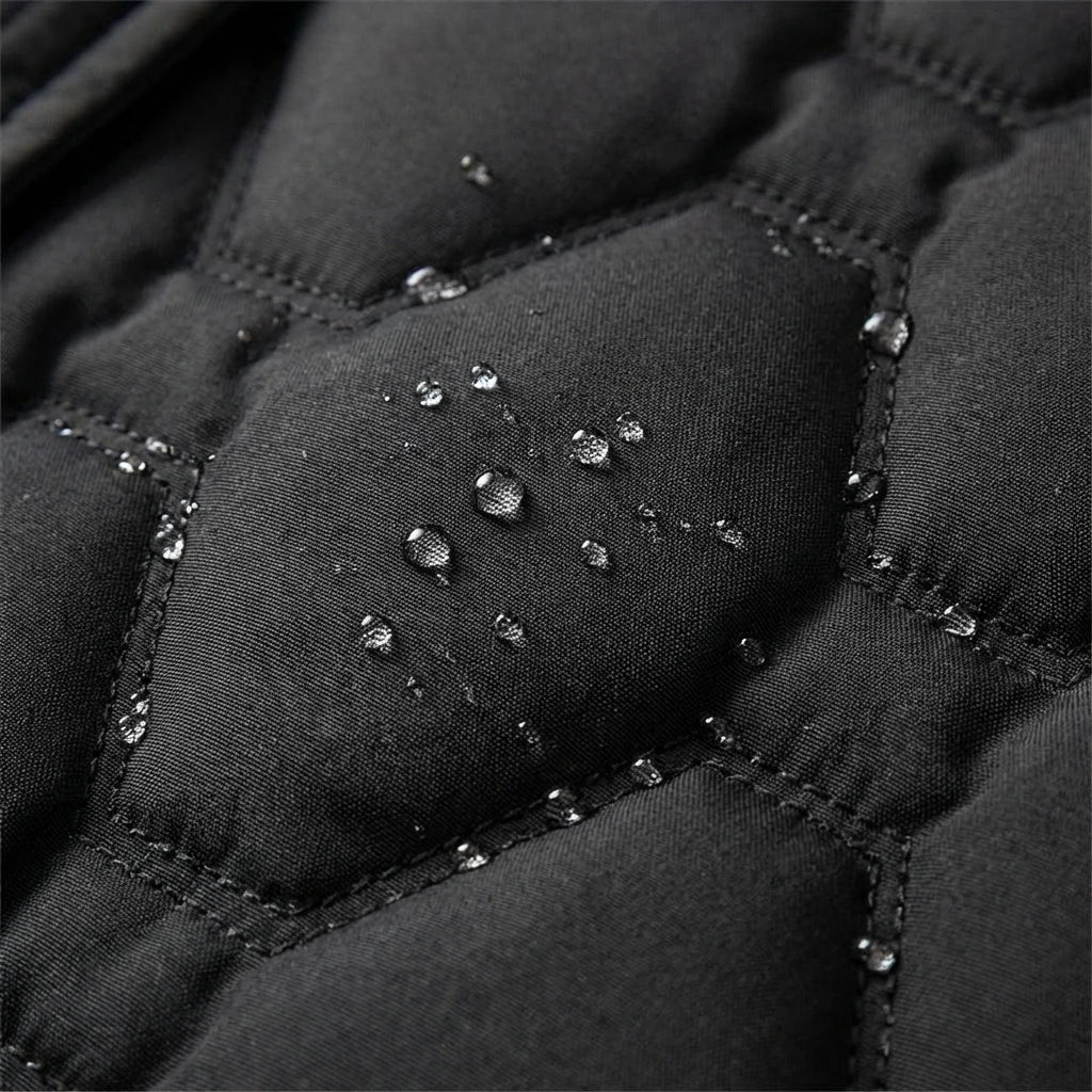 Women's Longline Hooded Puffer Coat – Warm Winter Coat for Cold Days