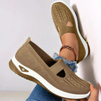 Women's Slip-On Comfort Shoes – Cushioned Walking Shoes with Supportive Insole