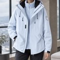 Women's 3-in-1 Hooded Jacket with Removable Liner – Detachable Hood Outdoor Jacket