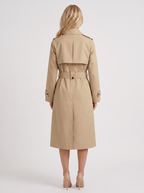 Belle Belted Trench Coat - Beige