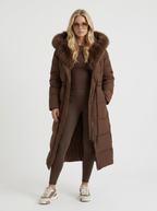 Olivia Puffer Coat - Brown