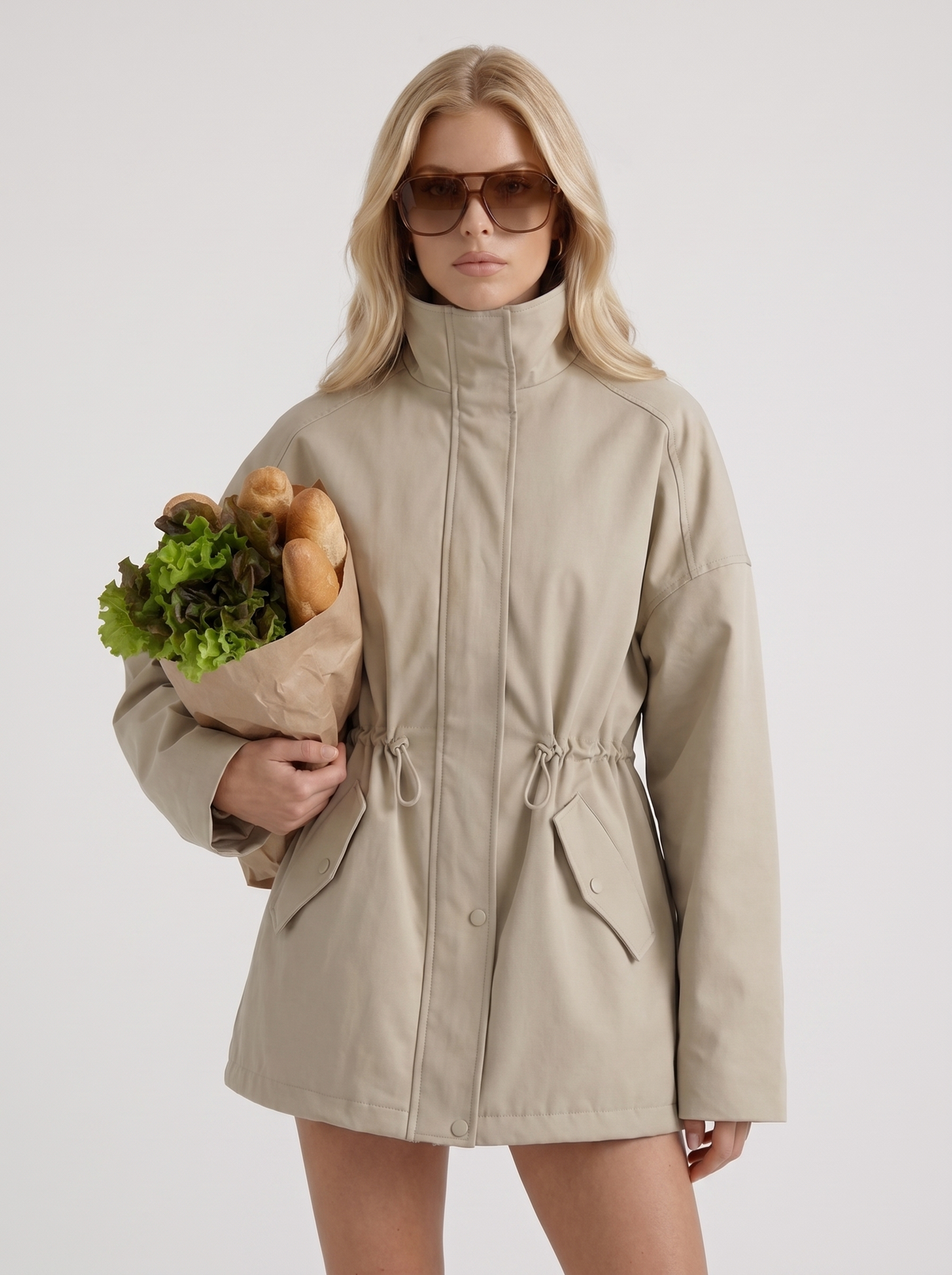 India Utility Jacket - Light Khaki