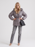 Lana Puffer Jacket - Dark Gray