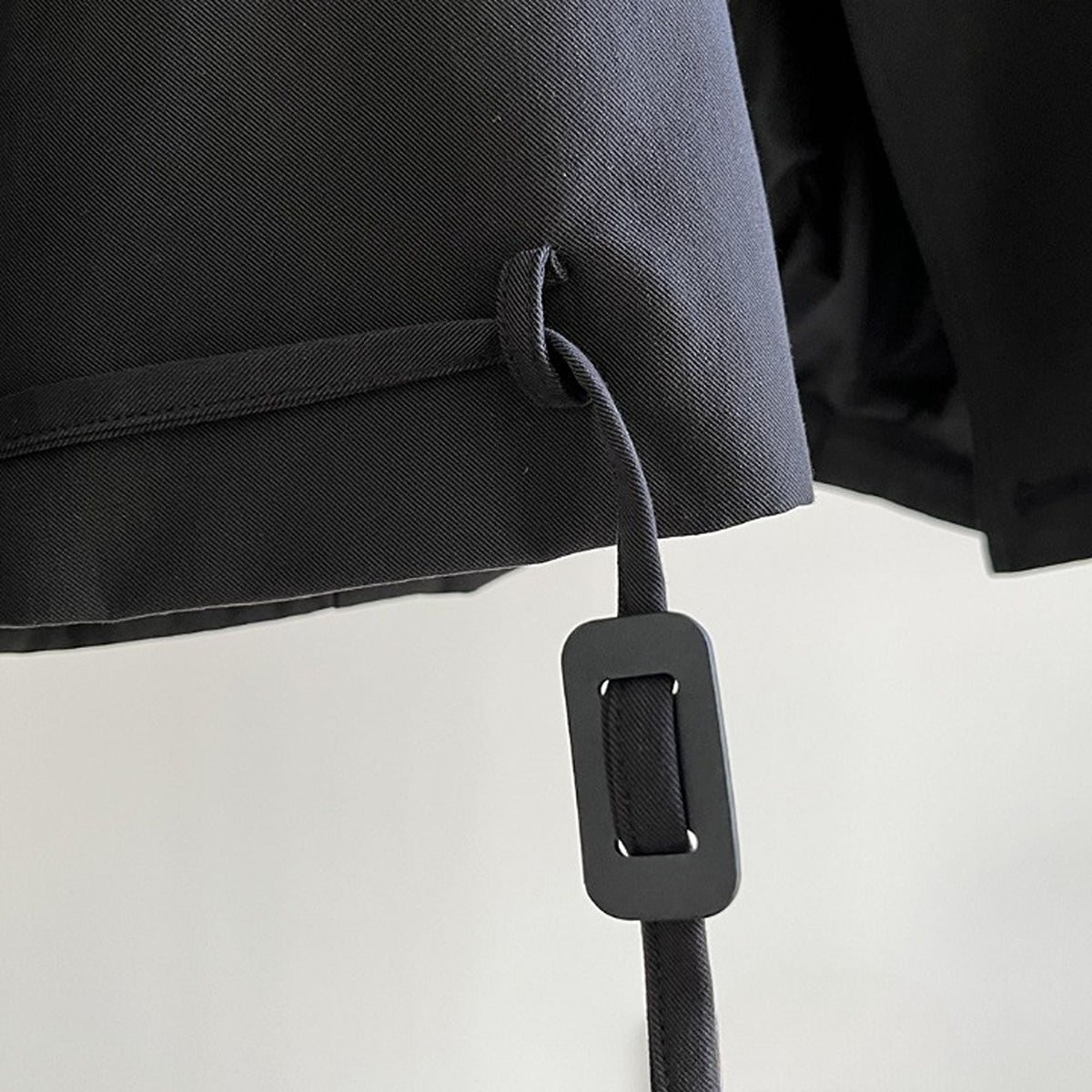 Audrey | Women Cropped Trench Jacket with Drawstring Hem