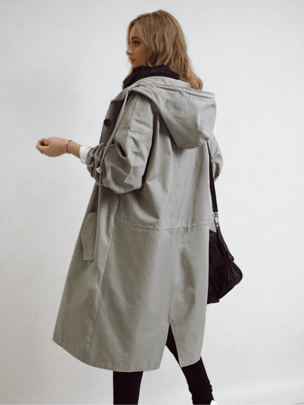 Women's Classic Trench Coat – Elegant Everyday Coat for Fall