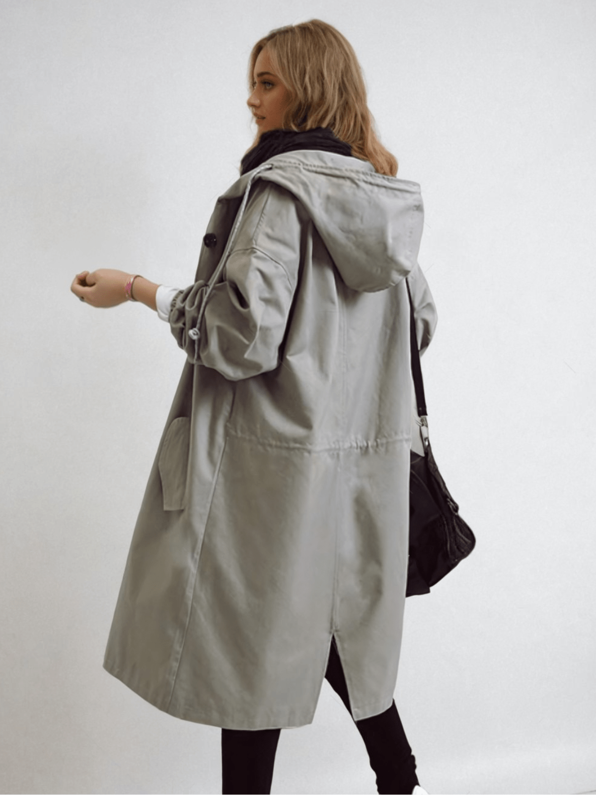 Women's Classic Trench Coat – Elegant Everyday Coat for Fall