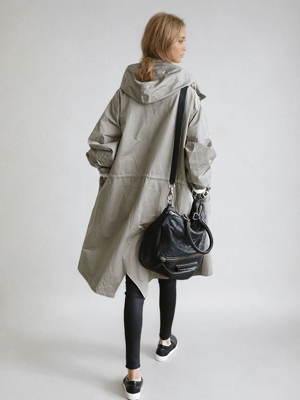 Women's Classic Trench Coat – Elegant Everyday Coat for Fall