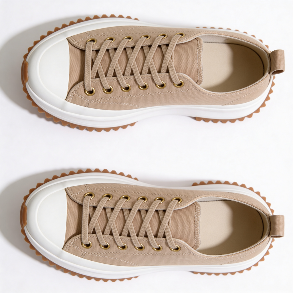 Platform Sneakers Women's - Orthopedic Canvas Walking Shoes