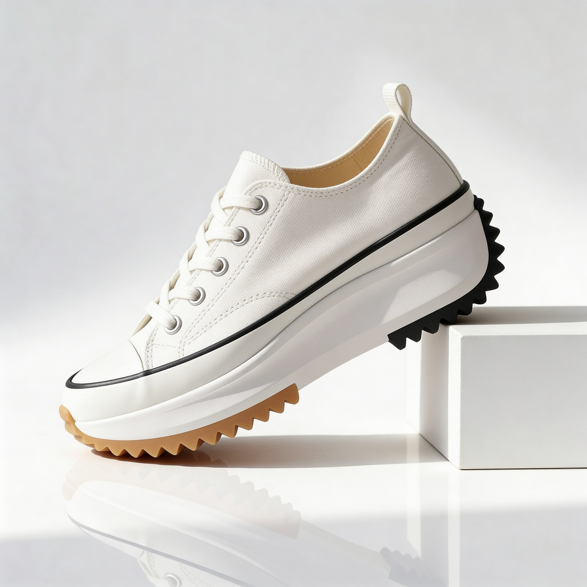 Platform Sneakers Women's - Orthopedic Canvas Walking Shoes